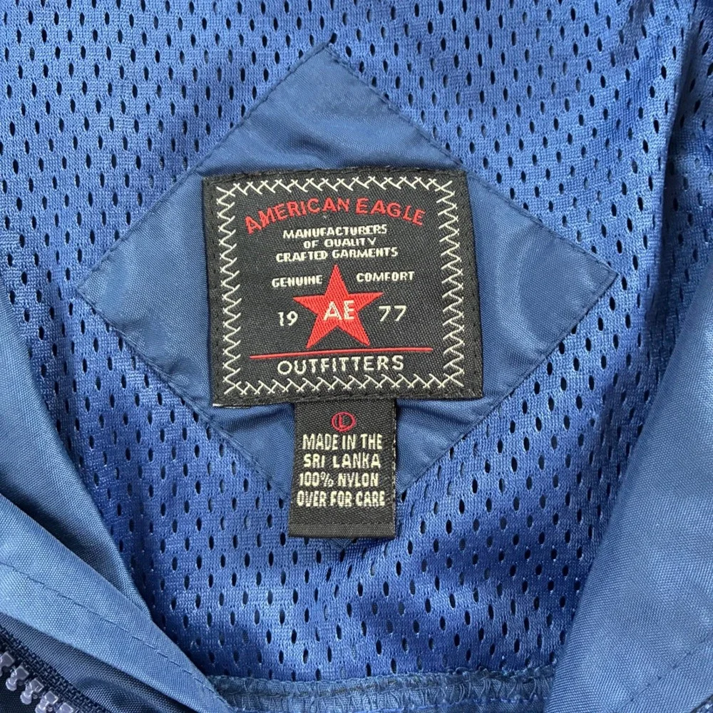 Vintage American Eagle Outfitters Lg Half Zip Anorak Windbreaker 90s Y2K Street